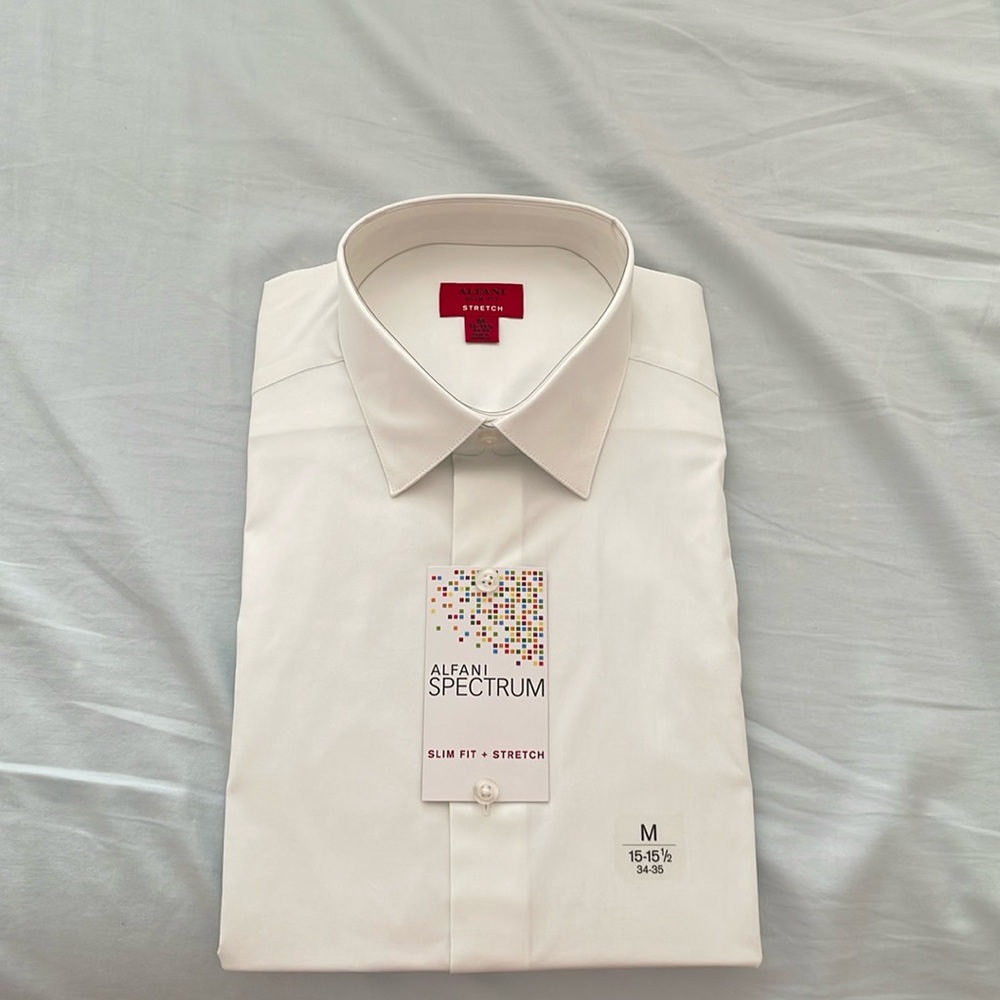 Alfani Men’s White Button Shirt